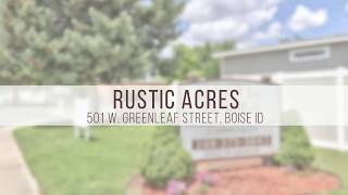 Rustic Acres Manufactured Home Community | Boise, Idaho