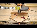 Mitre saw jig for cutting small pieces - Mitre saw upgrade