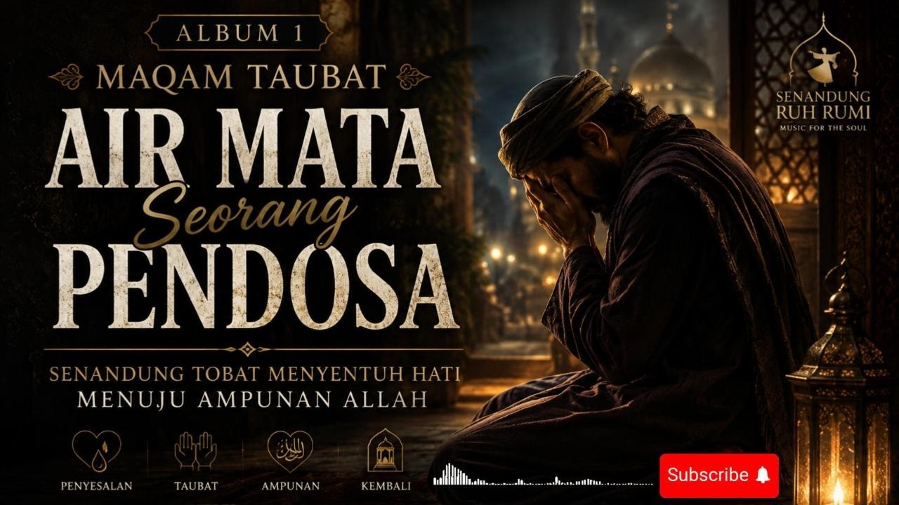 Sufi Penyejuk Hati - Air Mata Seorang Pendosa | Senandung Tobat Menyentuh Hati Menuju Ampunan Allah