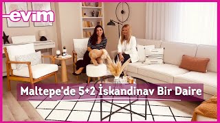 İstanbul Maltepede 52 Modern - İskandinav Tarzda Bir Daire Evim Ile Ev Turu