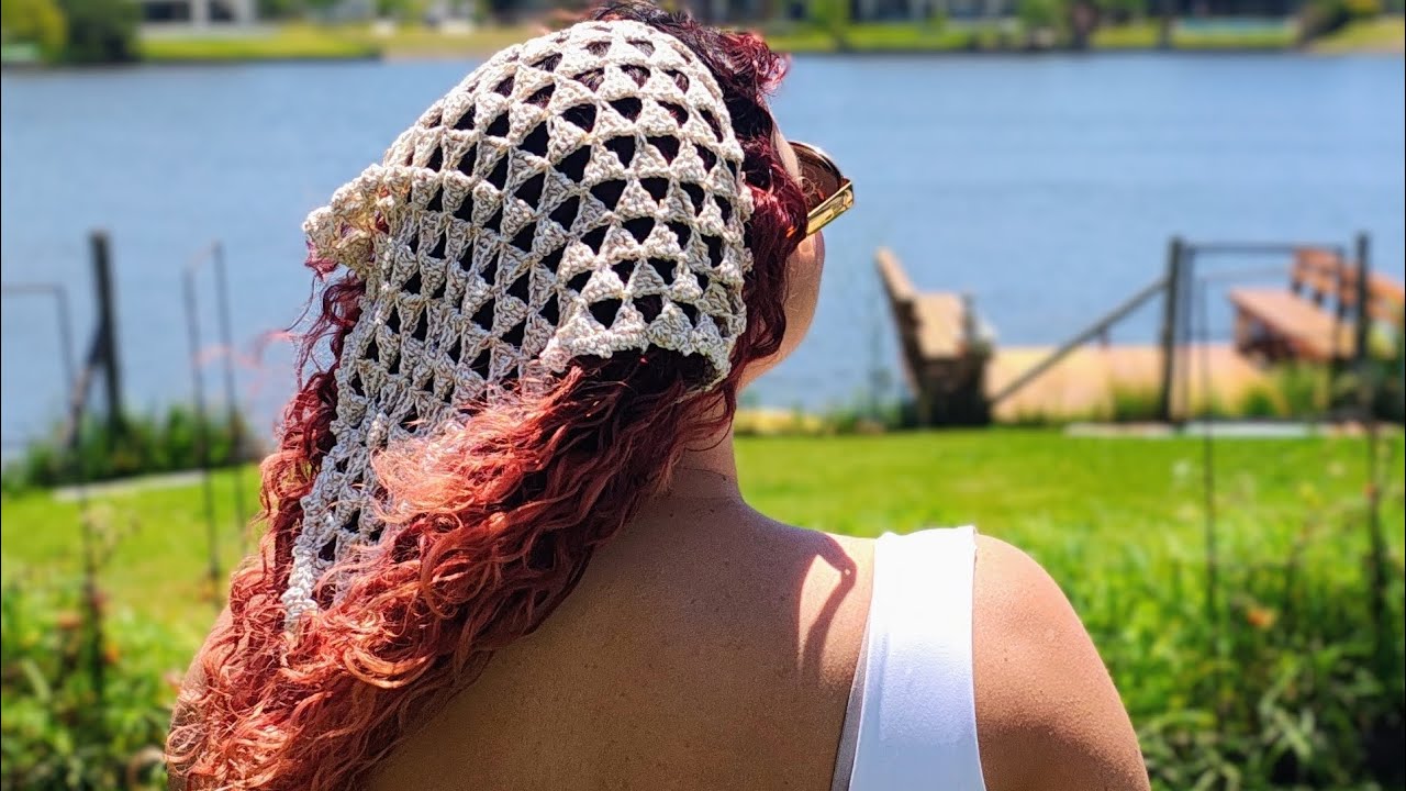 Tejamos una BANDANA a crochet (Paso a paso - Apto principiantes) ✨