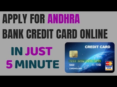 Andhra bank credit card online apply | Apply Andhra Bank credit card online |  Credit card