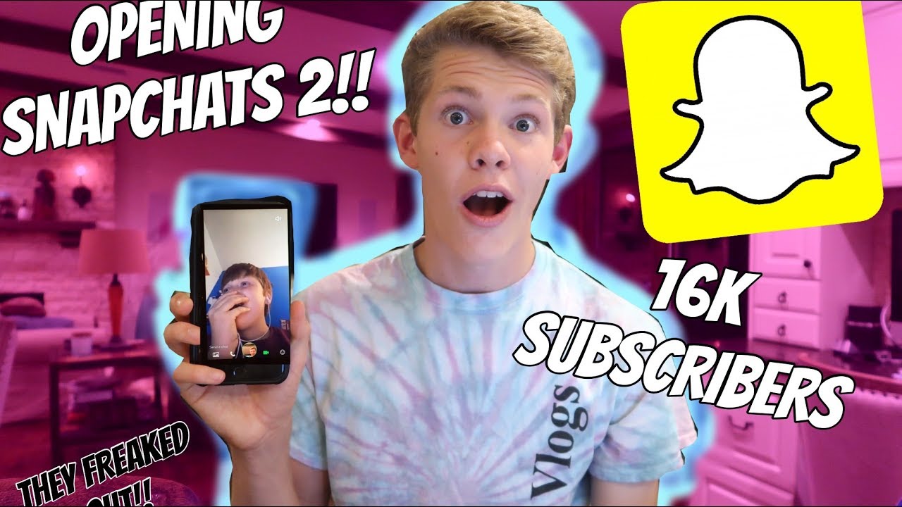 OPENING MY FANS SNAPCHATS 2 THEY FREAKED OUT YouTube