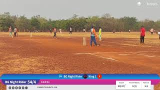 BG Night Rider vs King 1 live cricket match |  live - Cisf Mana Raipur (Chhattisgarh)