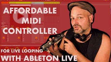 Affordable MIDI Controller for Live Looping with Ableton Live - Foot Pedal for Ableton Live