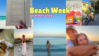 VLOG: week at the beach ☀️🐚🤸🏼‍♀️🌺