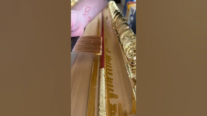 Water gilding with 23k gold