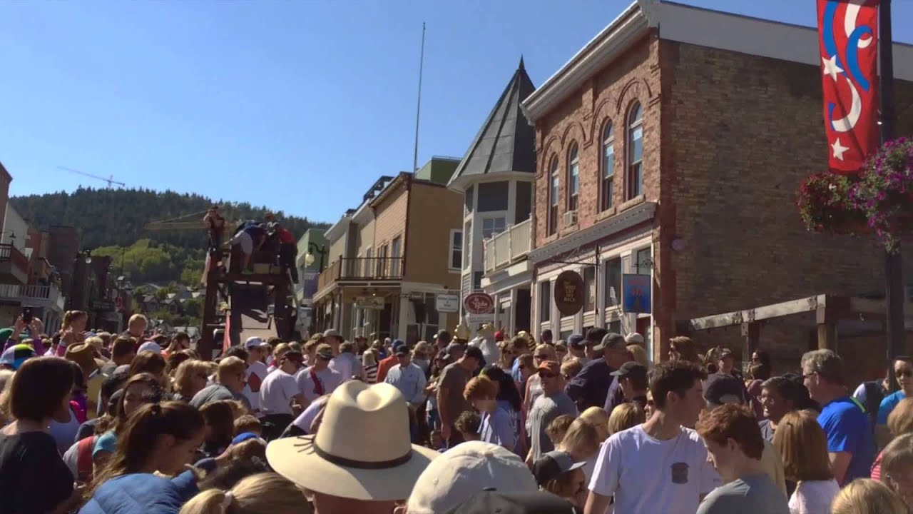 The Running of the Balls at Park City YouTube