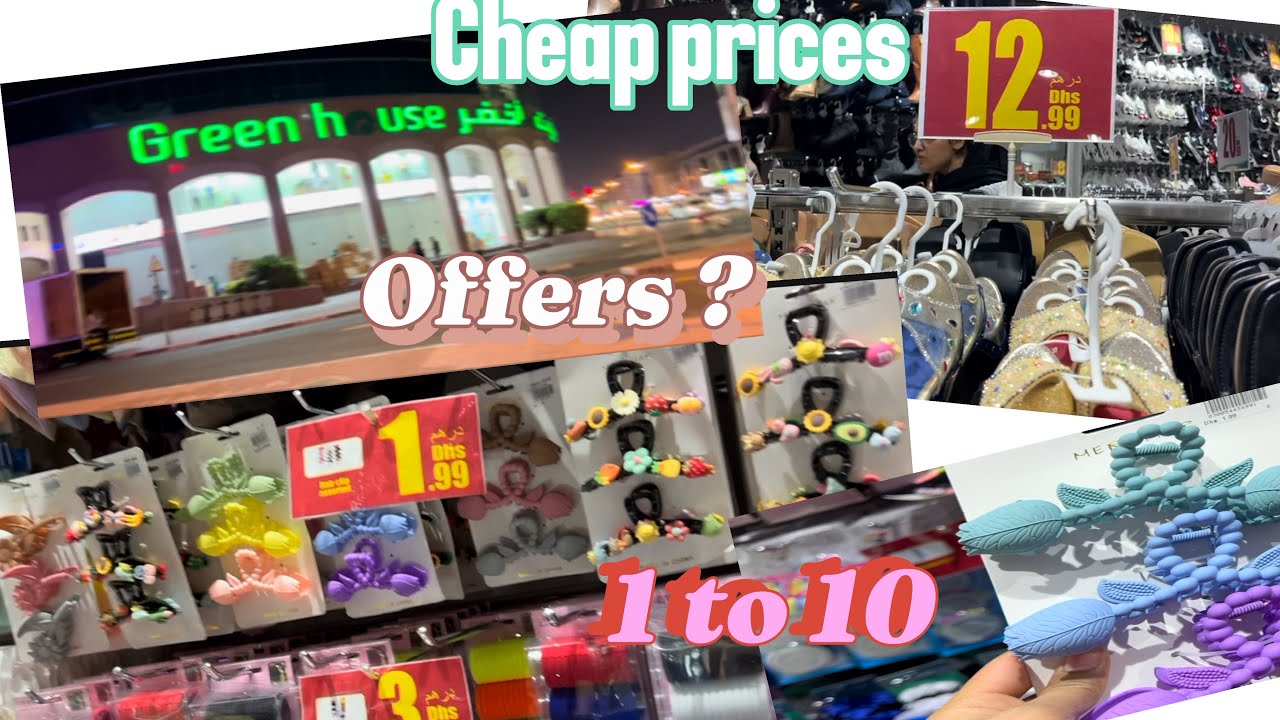 Green house Deira shopping center Dubai unlimited offers very