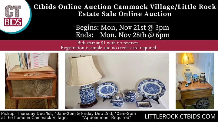 CTBIDS Cammack Village/Little Rock Estate Sale Onl...