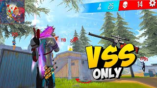 Only Vss Challenge In Solo vs Squad 🎯Free Fire