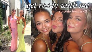 get ready with me for my sorority formal!