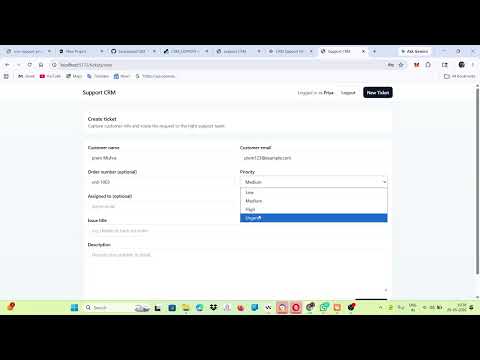 CRM Support System Using FastAPI, React & Docker | Full Stack Project Demo