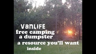 Van LIfe Free camping and a resource every Diy vanlifer needs