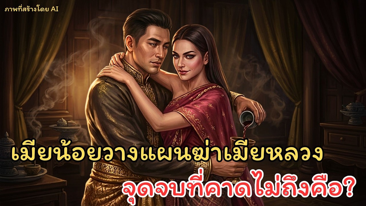 เมียรองใจงูเห่า! วางแผนฆ่าเมียหลวงหวังฮุบสมบัติ สุดท้ายโดนผัวทรยศ กลายเป็นทาสชั่วชีวิต