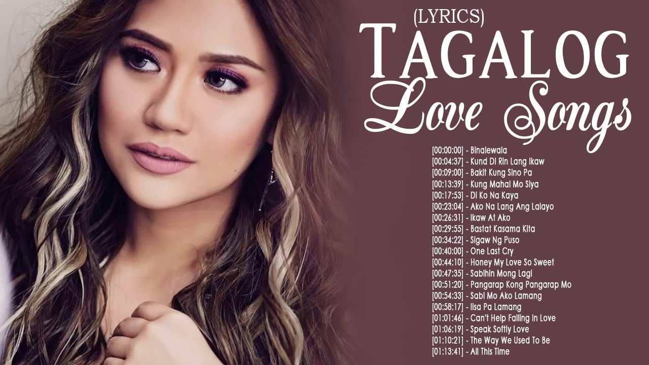 Popular Tagalog Love Songs 80's 90's With Lyrics Collection ❤ Pamapatulog Opm Tagalog Love