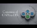 Conversion of ϵ-NFA to DFA