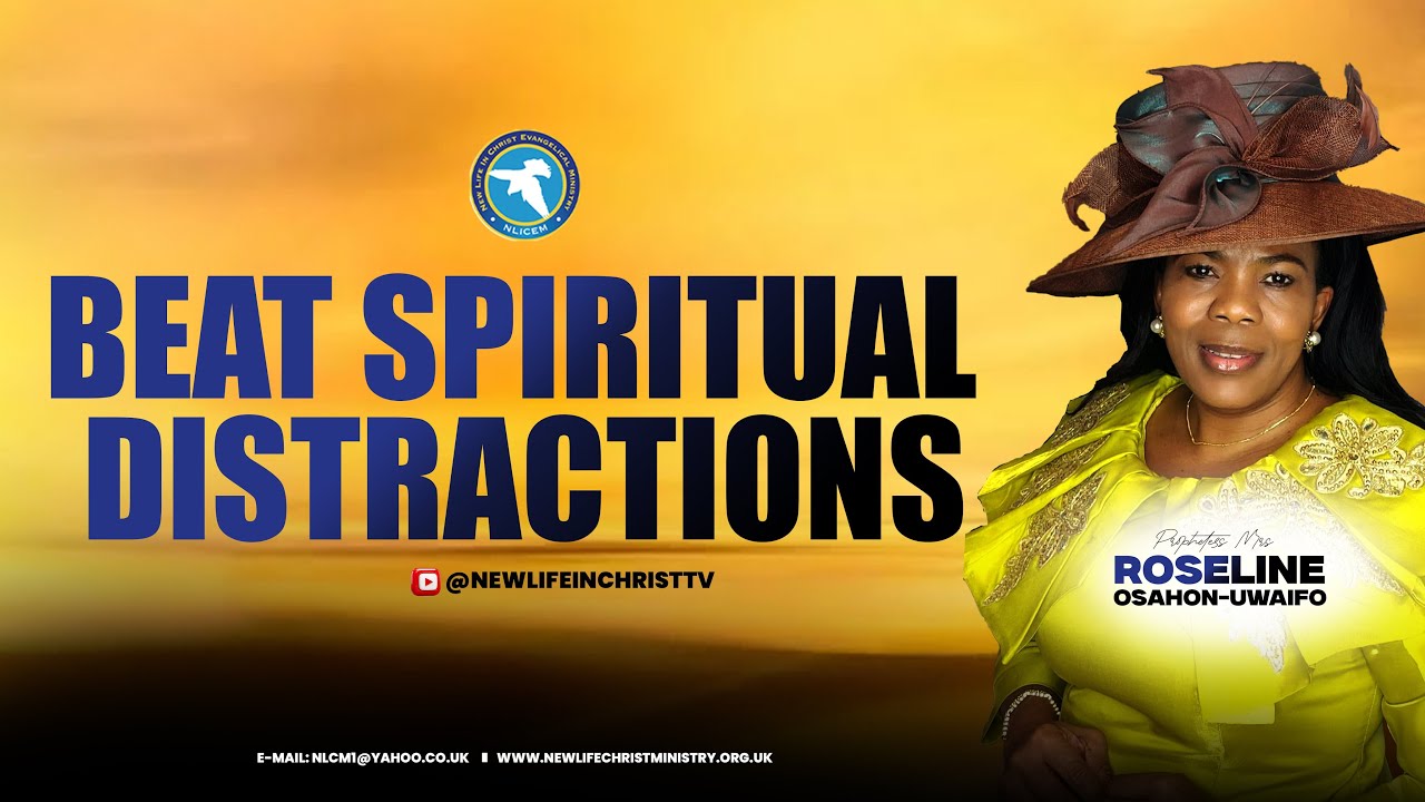 Beat Spiritual Distractions. Let Us Pray. Share