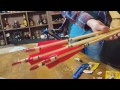 | Traditional Wooden Arrows | Как я изготавливаю стрелы | Короткая версия