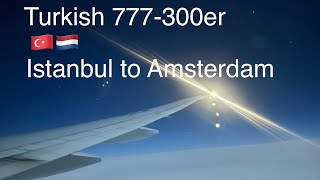 TRIP REPORT-Turkish airlines-Boeing 777-300er-Istanbul to Amsterdam-Economy