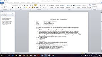 Pengenalan Notasi Algoritma dan Tipe Data - Ifan Udinus