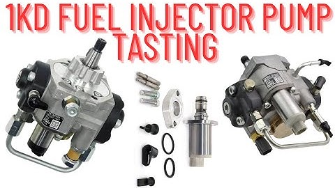 How to 1kd fuel injection pump testing / 1kd 2kd fuel injector pump fuel setting