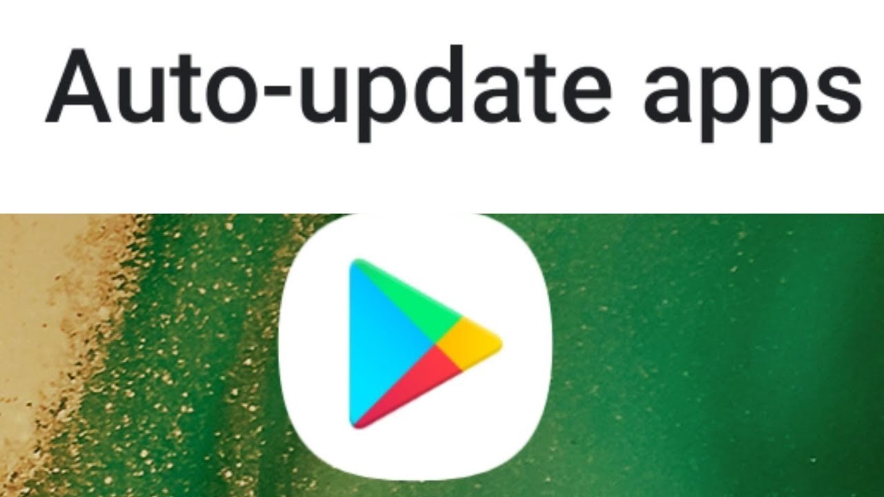 How to turn off or on Auto-Update on the Google Play Store - YouTube