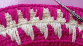 How to crochet an easy knitting for clothe and scarfcrochet knitting