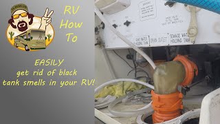Easily stop holding tank smells in your RV in three easy steps!