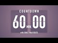 60 Minutes [ 1 Hour ] Countdown Timer Flip Clock🎵 / +SOUL R&amp;B Beats 🎧 + Bells 🔔