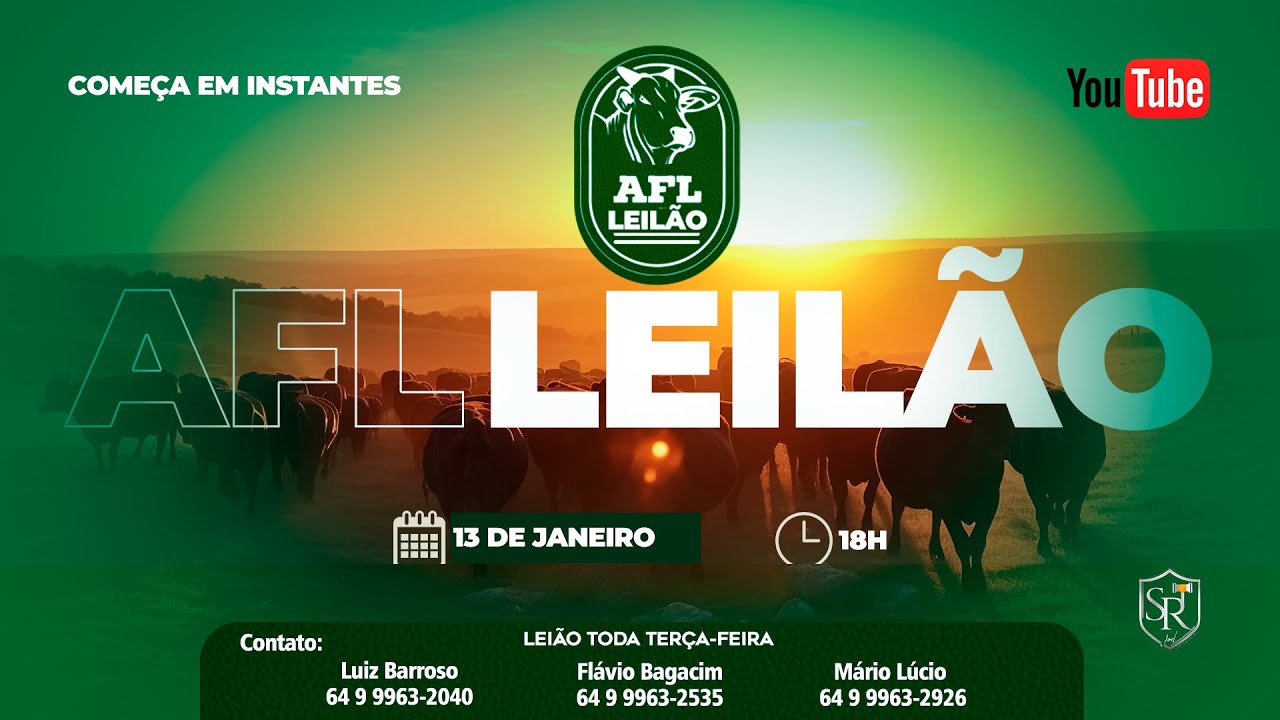 AFL Leilões - Leilão do Trevo de acesso a Caçu-GO 13/01/2026 LEILÃO 1182