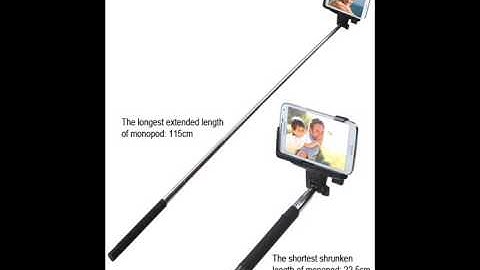 Selfie Stick Wireless Mobile Phone Monopod with Shutter Control