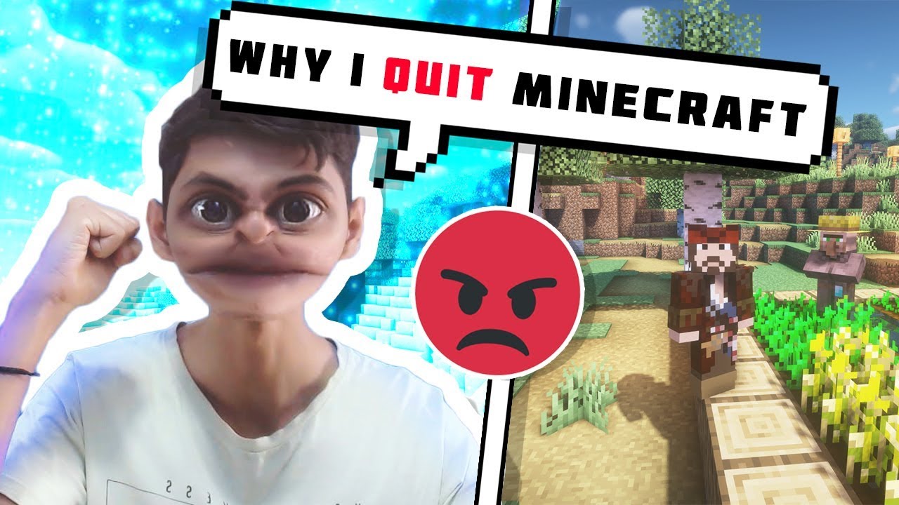 THE REAL REASON WHY DID I QUIT MY MINECRAFT SERIES 😡😡😢 - YouTube