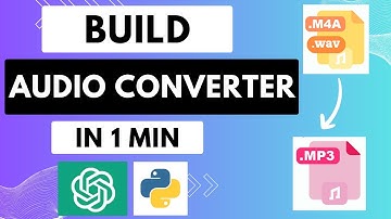 Build a Audio converter App in 1 Minute using ChatGPT #openai  #chatgpt