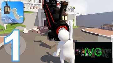 Human Fall Flat Mobile - Gameplay Walkthrough Part 1 - Levels 1-2 (iOS, Android)