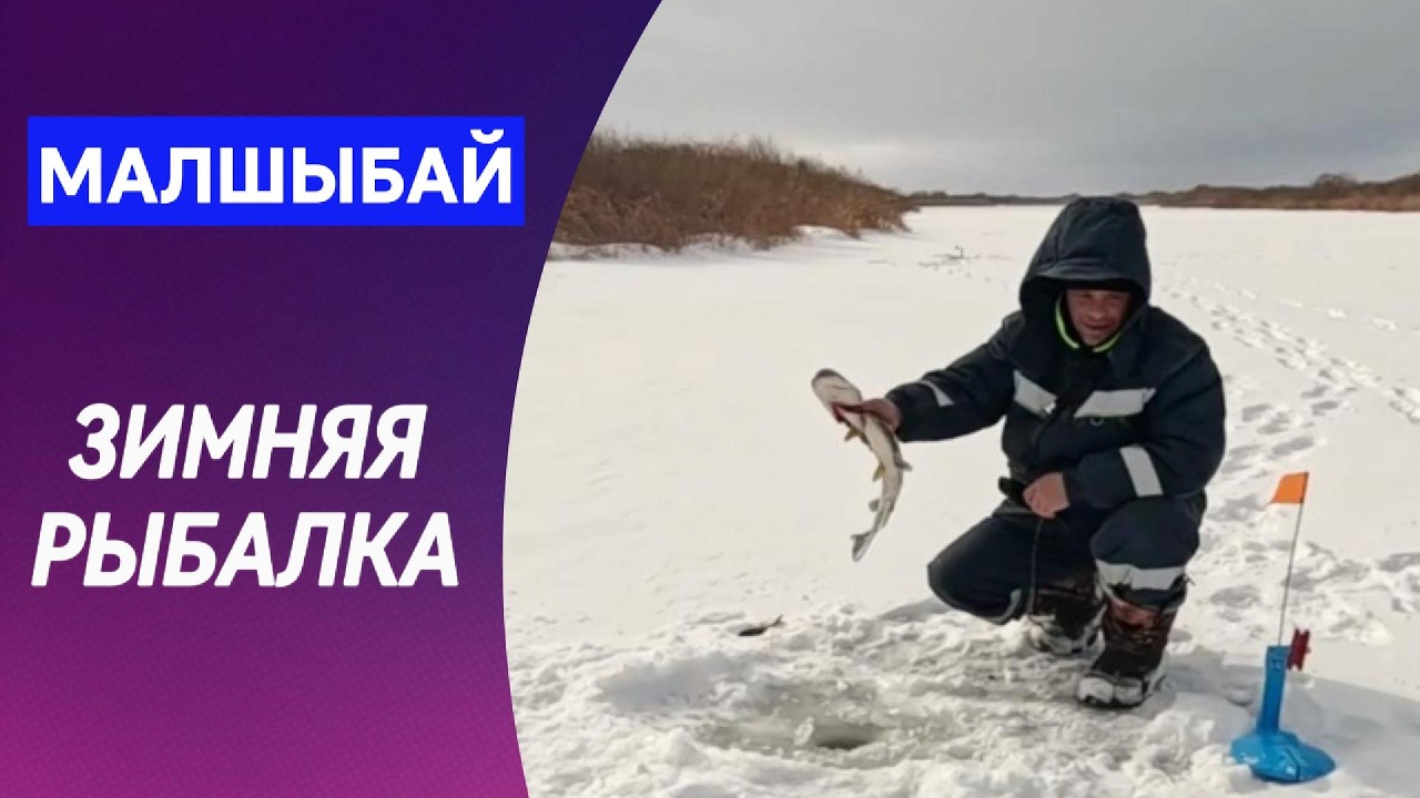 Зимний адреналин: Щука из-подо льда в метель. Рыбалка на жерлицы.