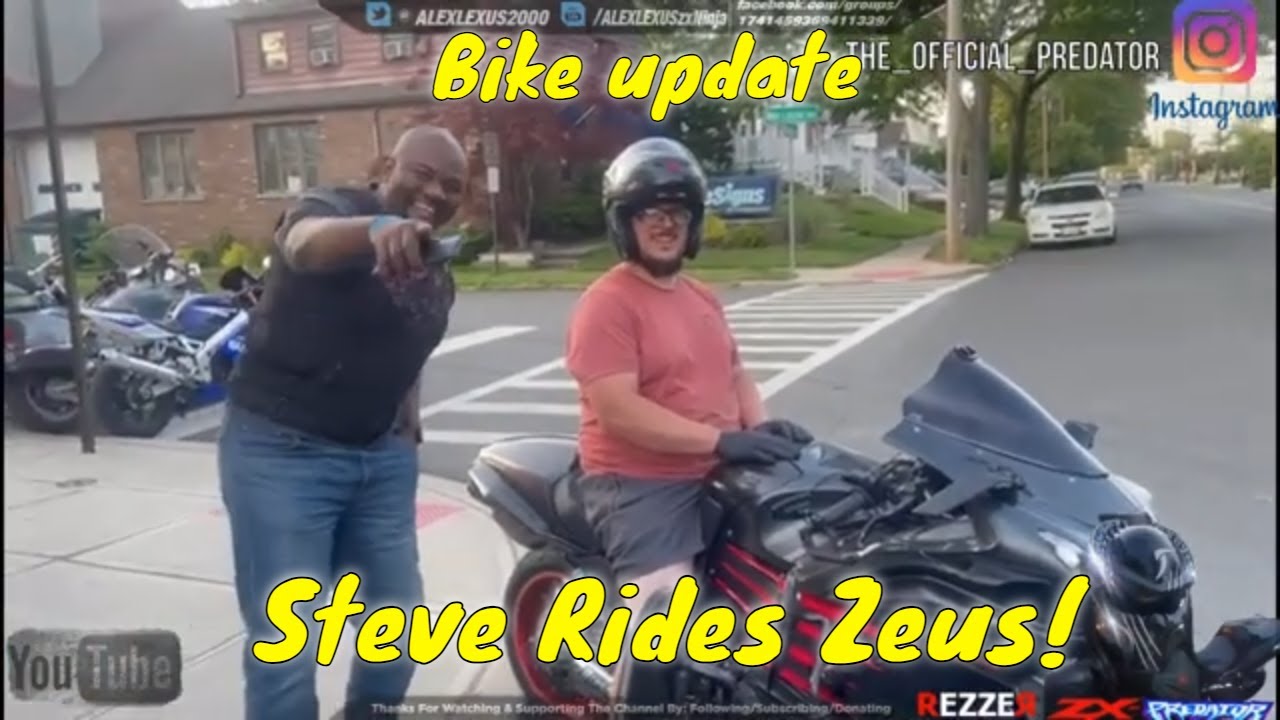 Steve Test rides Zeus #zx14r post Carpenter Racing Build + Old