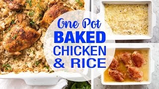 Oven Baked Chicken And Rice (One Pot, No Stove)
