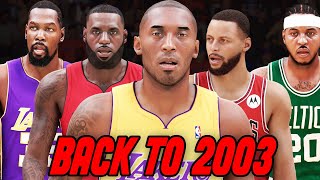 I Reset The NBA To 2003 And Re-Simulated History