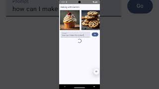 Building an Android App with Gemini AI: "how can i make this cookie" #androiddevelopment screenshot 1