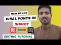 Google Se Font Kaise Download Kare Aur InShot App Me Install Kare | New Trick 2026