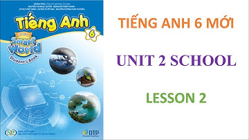 Tiếng Anh 6 I Learn Smart World - Unit 2 School - Lesson 2