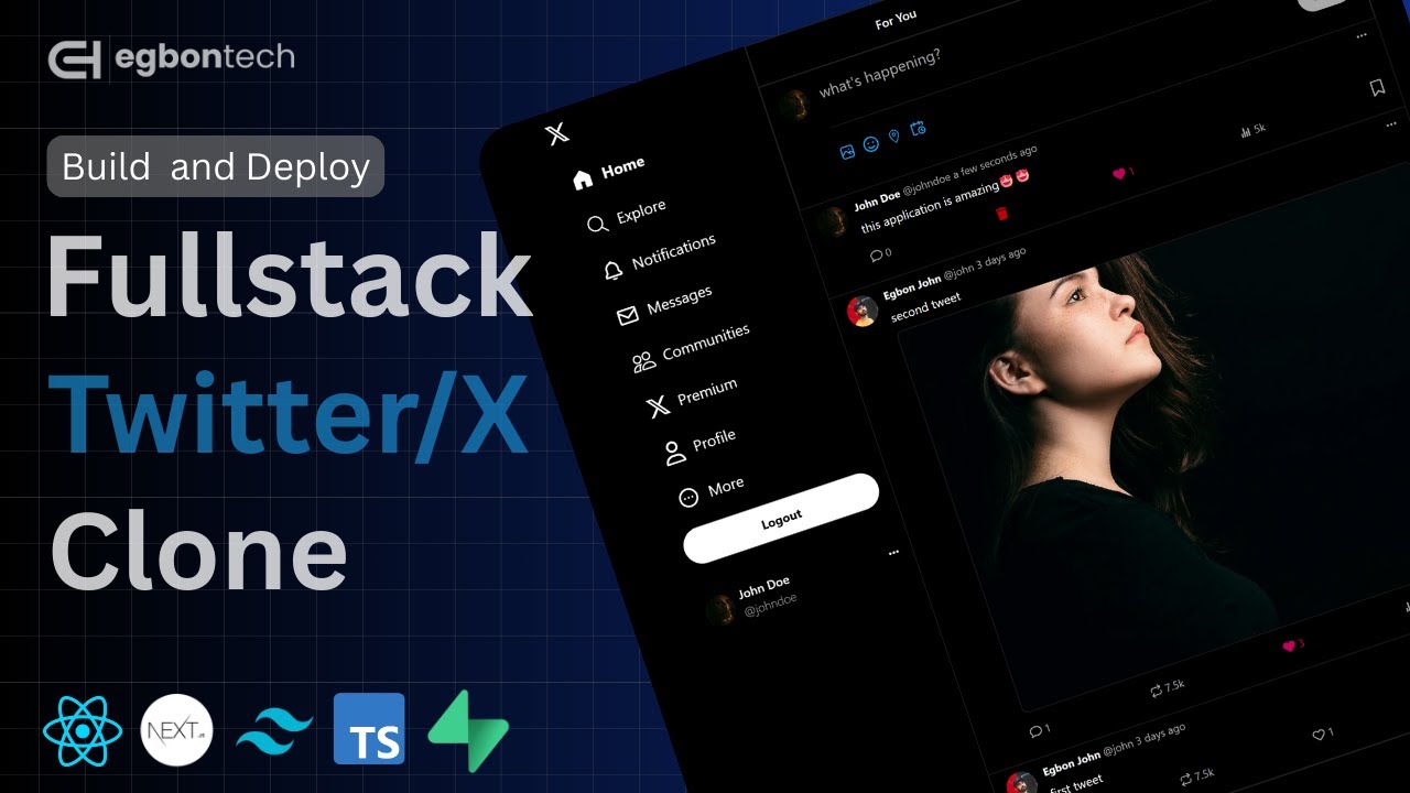 Build & Deploy a Fullstack Twitter/X Clone | React, Next.js 15, Tailwind v4, TypeScript & Supabase