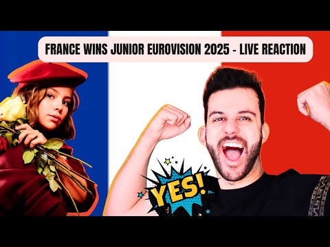 FRANCE WINS JUNIOR EUROVISION 2025 (LIVE REACTION)