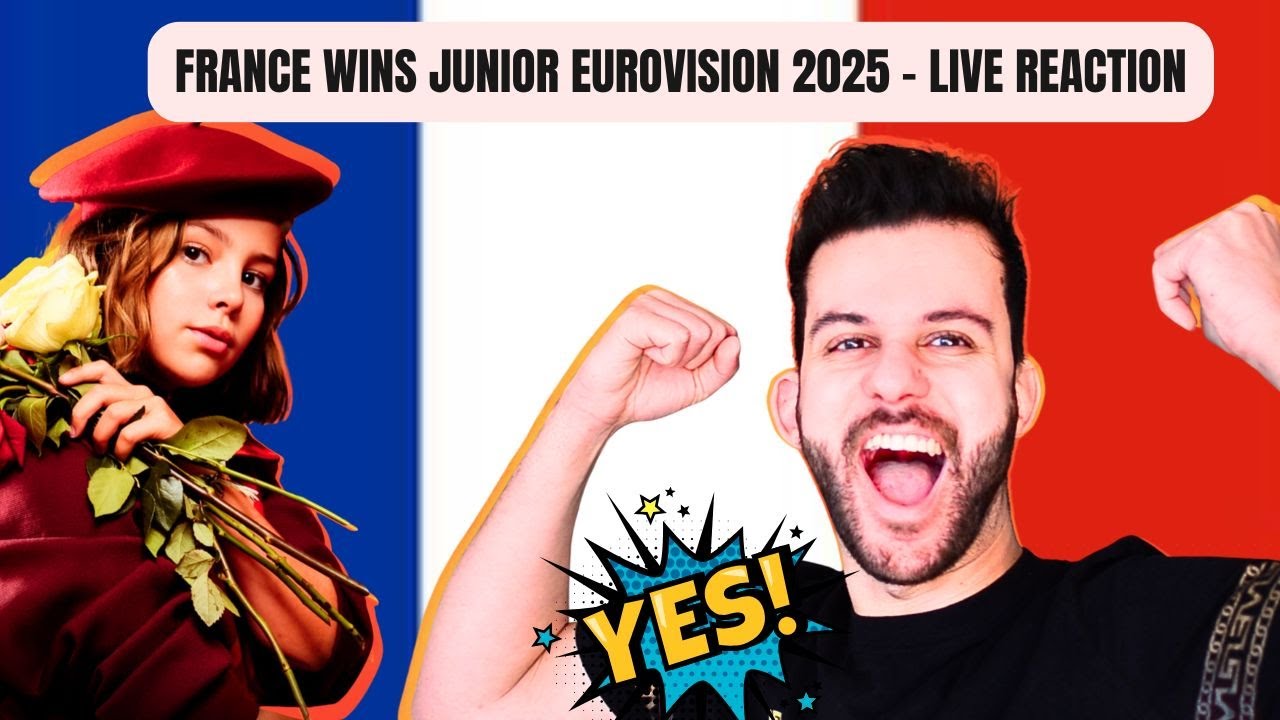 Франция победила на детском Евровидении 2025 (реакция в прямом эфире)