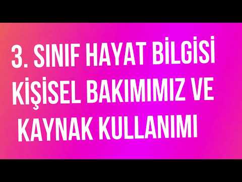 Video: KİŞİSEL KAYNAKLAR