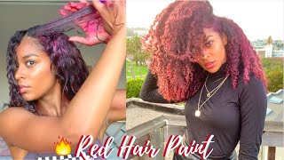 Trying Red Hair Wax on Dark Curly Hair 🔥 | Caché Bisasor by Caché Bisasor 1,709 views 3 years ago 12 minutes, 55 seconds