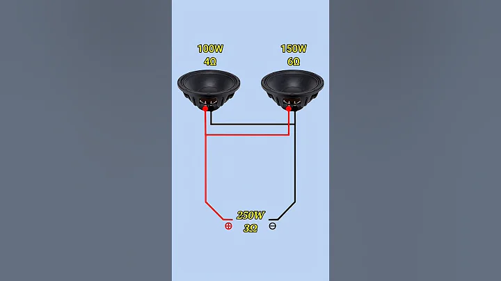 Speaker parallel connection #diy #shorts #electronics