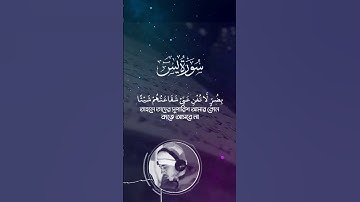 Surah Yaseen - سورة يس‎  - Hamza Boudib সূরা ইয়া সীন  - القارئ حمزة بوديب