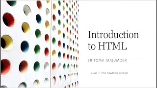 CBSE - Grade 7 - Computer Science - Introduction to HTML - Solution